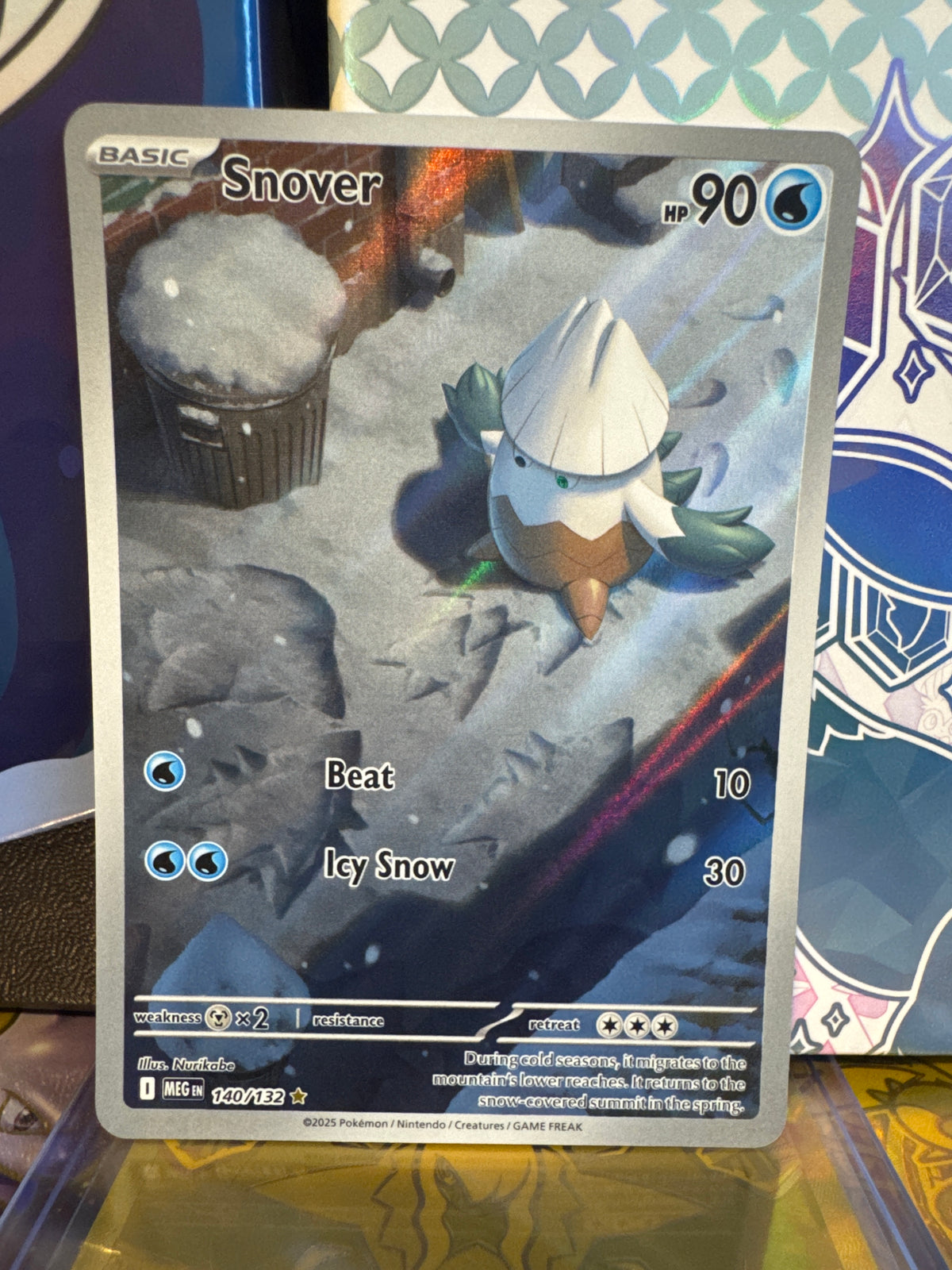 Snover Holo Illustration Rare ME01: Mega Evolution 140/132 NM