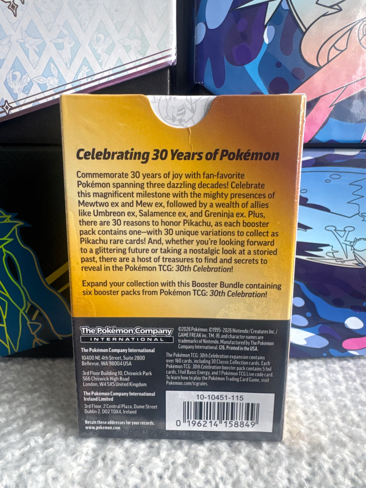 Pokemon 30th Celebration Booster Bundle