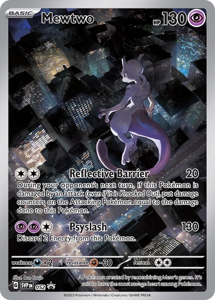 Mewtwo Holo Promo SV: Scarlet & Violet Promo Cards 052 NM