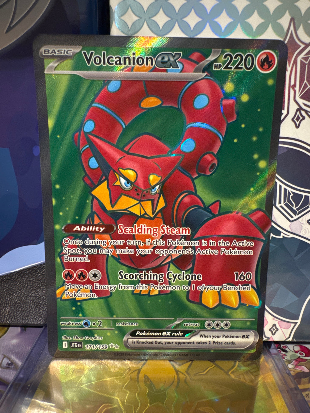Volcanion ex Holo Ultra Rare SV09: Journey Together 171/159 NM