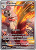 Blaziken Holo Illustration Rare SV10: Destined Rivals 192/182 NM