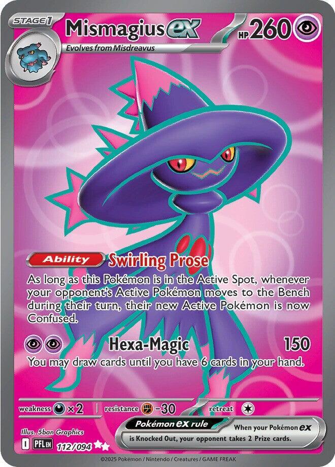 Mismagius ex Holo Ultra Rare ME02: Phantasmal Flames 112/094 NM