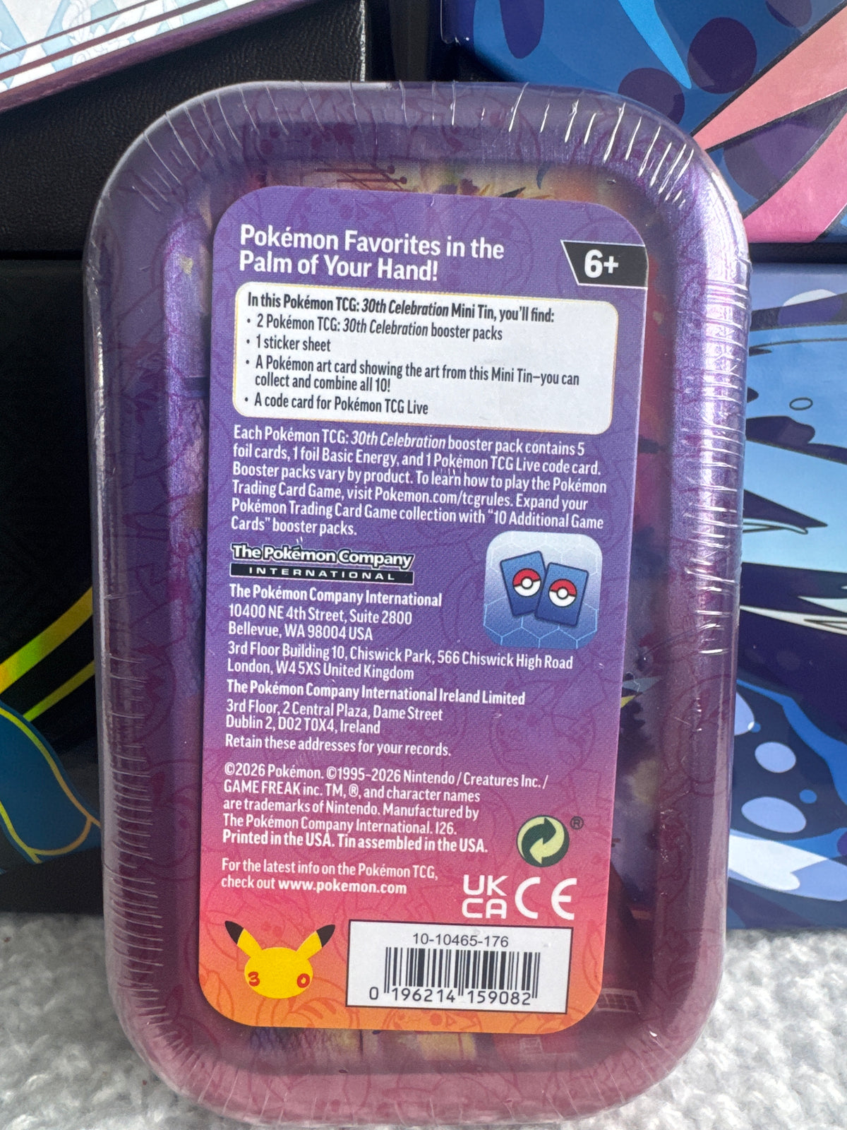 Pokemon 30th Celebration Mini Tins (Night Pikachu)