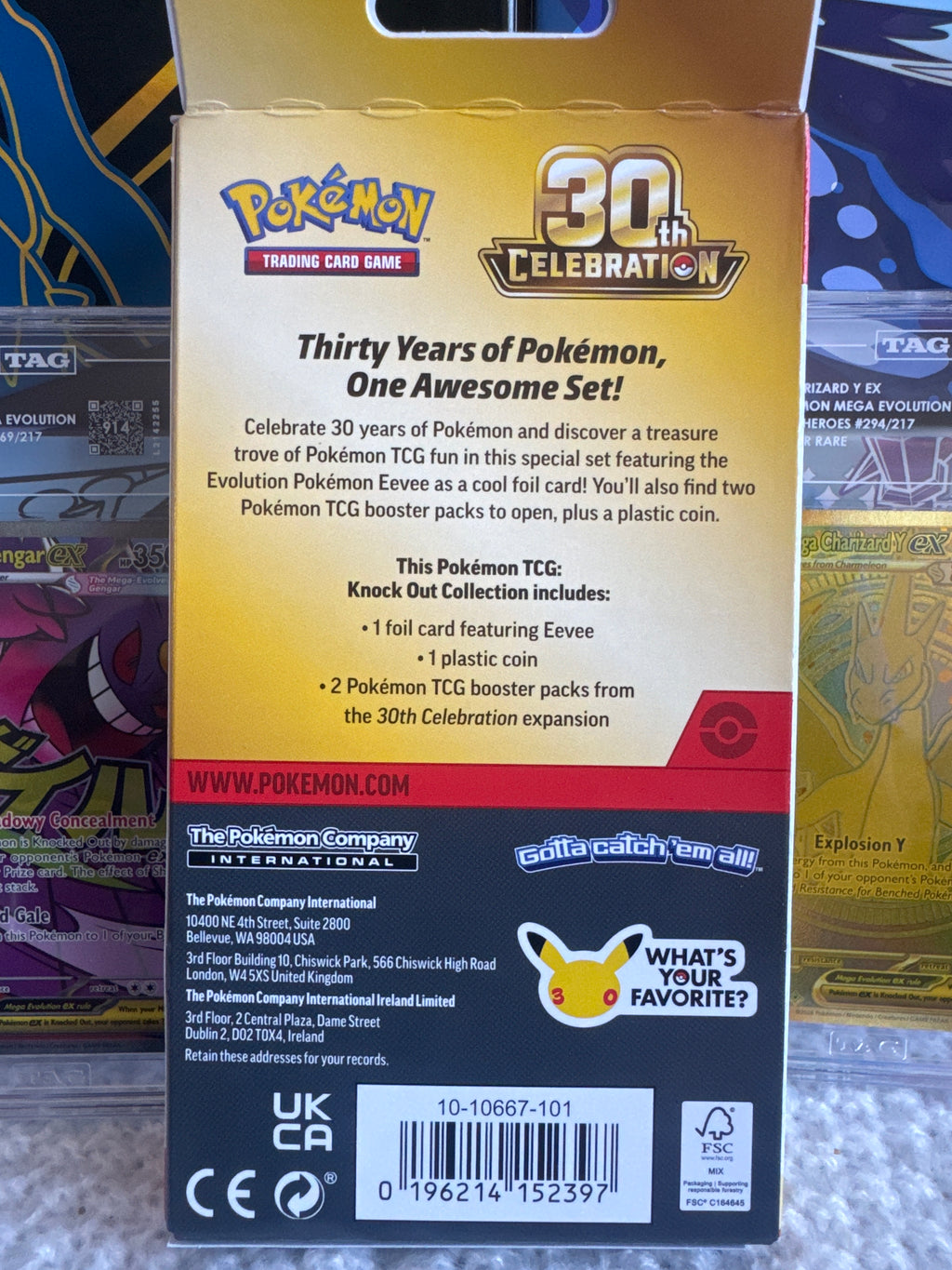 Pokemon 30th Celebration Knockout Collection Box