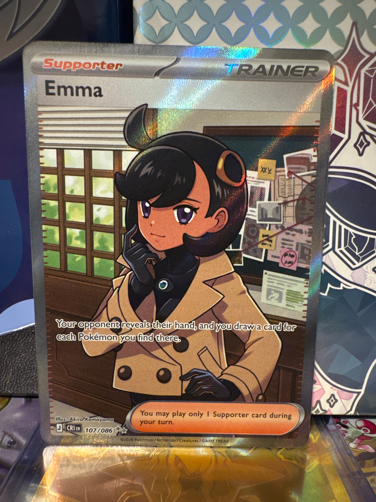 Emma Holo Ultra Rare ME04: Chaos Rising 107/086 NM