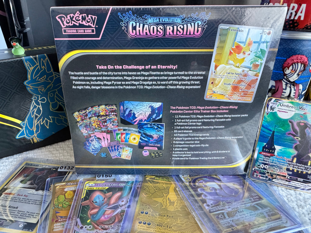Pokemon Chaos Rising Pokemon Center ETB Elite Trainer Box Sealed/No Rips